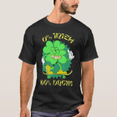 0 Irish 100 Drunk St Patrick's Day Green Drinking T-shirt (Voorkant)