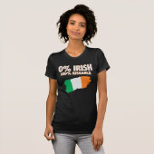 0% Irish 100% Kissable T-shirt (Voorkant volledig)