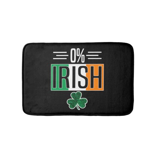 0 Irish St Patricks Day Irish Zero Percent Shmaroc Badmat (Voorkant)