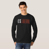 0 liberaal 100 Amerikaans T-shirt (Voorkant volledig)