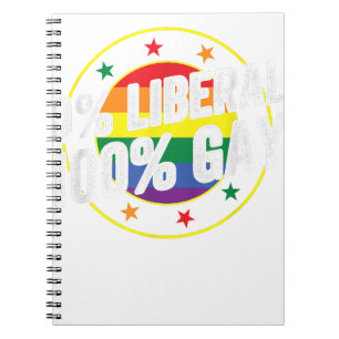 0 Liberaal 100 Gay LGBT Design voor Conservatieven Notitieboek