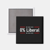 0% liberaal - Nul procent verklaring Magneet (Voorkant / Achterkant)