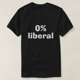 0% LIBERAL T-SHIRT