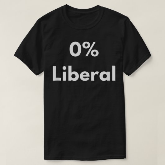 0 Liberal T-shirt (Design voorkant)