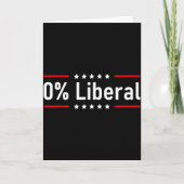 0% Liberal - Zero Percent Statement Kaart (Voorkant)