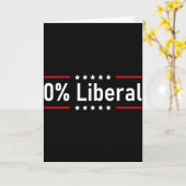 0% Liberal - Zero Percent Statement Kaart (Gele Bloem)