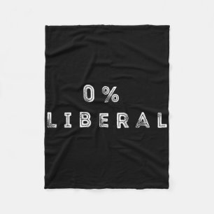0 % Liberale Republikeinse Conservatieve Republike Fleece Deken