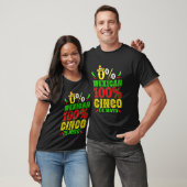 0 Mexicaans 100 Cinco De Mayo Grappig T-shirt (Unisex)