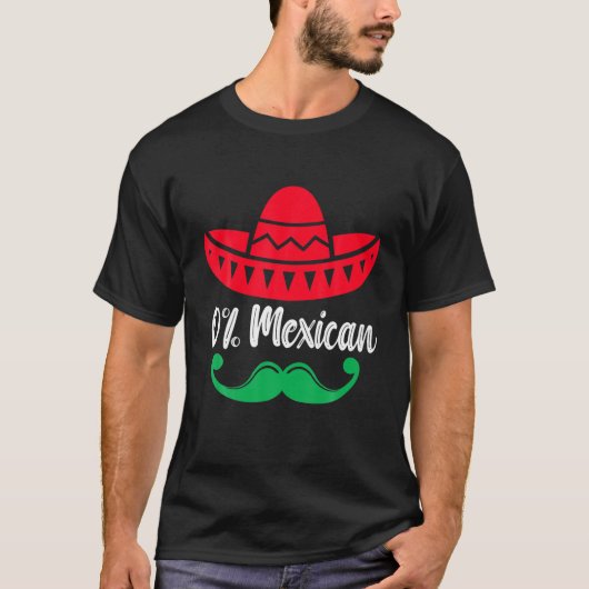 0 Mexicaans Cinco De 5 de Mayo Party Funny Cinco d T-shirt (Voorkant)