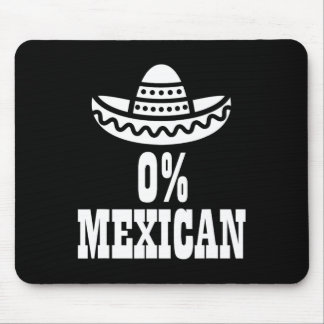 0% Mexicaans Cinco de Mayo Shirt Grappig Cinco de  Muismat