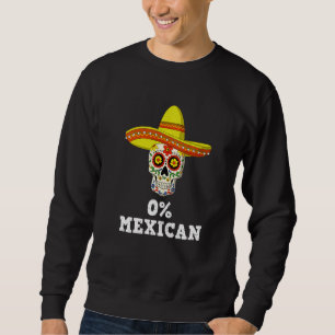 0 Mexicaans Cinco de Mayo Sombrero Mexican Skull V Trui
