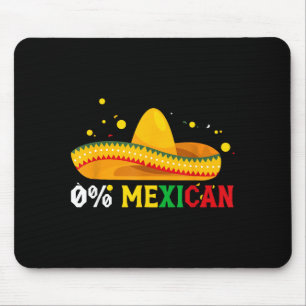 0% Mexicaans grappig cinco de mayo feest hoed mann Muismat