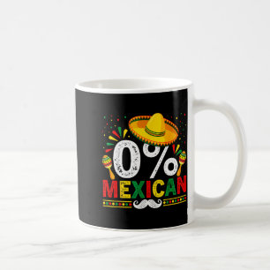 0% Mexicaans grappig cinco de mayo sombrero latino Koffiemok