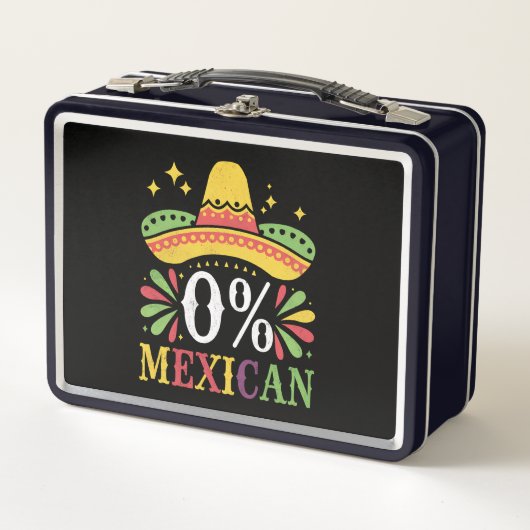 0% Mexicaans Nul Procent Grappig Cinco De Mayo (Voorkant)