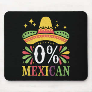 0% Mexicaans Nul Procent Grappig Cinco De Mayo Muismat