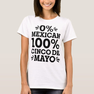 0 Mexicaanse 100 Cinco de Mayo Mexicaanse familie  T-shirt