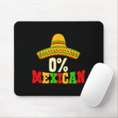 0% Mexicaanse cinco de mayo feest hoed grappige ma Muismat (Met muis)