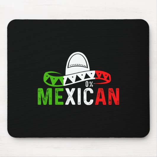 0% Mexicaanse Cinco De Mayo Fiesta Sombrero Grappi Muismat (Voorkant)