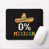 0% Mexicaanse Cinco De Mayo Funny Fiesta Sombrero  Muismat (Met muis)