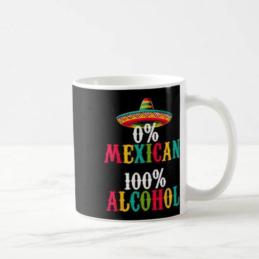 0%% Mexicaanse tequila sombrero cinco de Koffiemok (Rechts)
