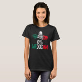 0 Mexican With Sombrero And Mustache For Cinco de  T-shirt (Voorkant volledig)