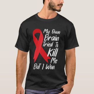 0 Mijn eigen brein probeerde me te doden maar ik w T-shirt