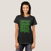 0 Ondersteuning Squad Mentale Gezondheid Bewustzij T-shirt (Voorkant volledig)