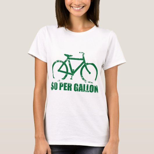 $0 PER GALLON T-SHIRT (Voorkant)