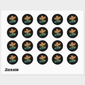 0 procent Mexicaans grappig Fiesta Cinco de Mayo Ronde Sticker (Vel)