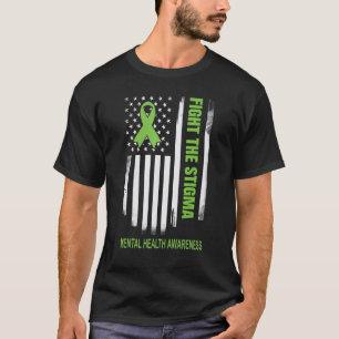 0 Stigma Bestrijden Voor Mentale Gezondheidsbewus T-shirt