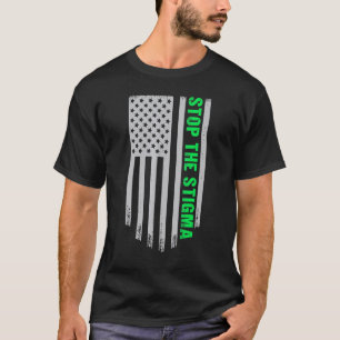 0 Stop De Stigma Geestelijke Gezondheidsbewustzijn T-shirt