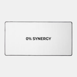 0% Synergy Large Minimalist Typographic Desk Mat