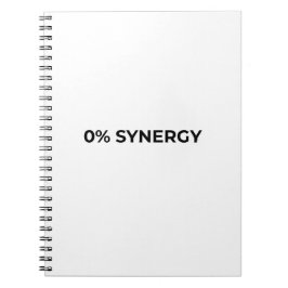0% Synergy Minimalistisch Professioneel Notitieboe Notitieboek
