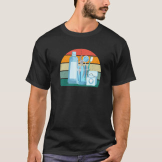 0 tand tanden boor tong tandvlees tandheelkundige t-shirt
