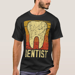 0 Tandarts Tand Retro Grappig T-shirt