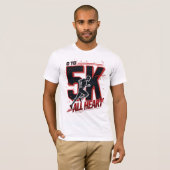 0 tot 5K. Heel mijn hart. (5K lopen) T-shirt (Voorkant volledig)