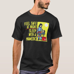 0 Voel je veilig 's nachts Slaap met een verpleegk T-shirt