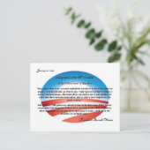 0bama O LOGO Briefkaart (Staand voorkant)