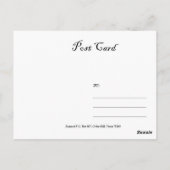 0bama O LOGO Briefkaart (Achterkant)