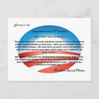 0bama O LOGO Briefkaart