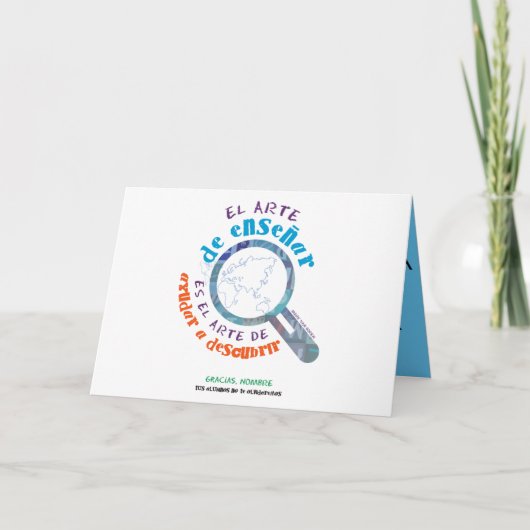 1º dame nombres 656732214. El arte de descubrir. Aankondiging (Voorkant)