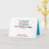 1º dame nombres. La educación cambia el mundo.  Kaart (Gele Bloem)