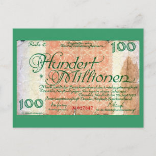 100000 miljoen briefkaart
