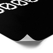 1000011 Binaire code voor 67 Grappige Tech Meme Co Poster (Hoek)