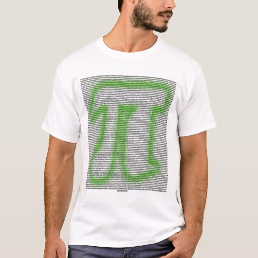 10000 Cijfers Pi T-shirt (Voorkant)