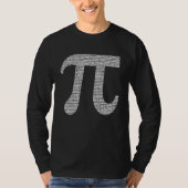 10000 Digits Pi Day Sign Math Mathematics Nerd Ge T-shirt (Voorkant)