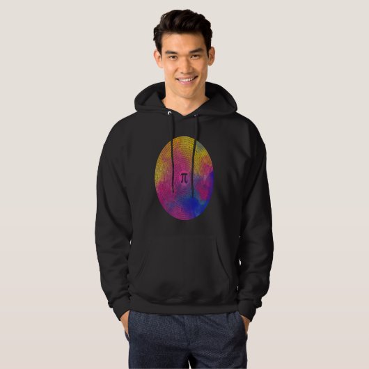 10000 Digits Pi Sign Math  Mathematics Nerd Pi Day Hoodie (Voorkant volledig)