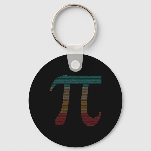  10000 Digits Pi-teken - Wiskunde wiskunde - Sleutelhanger (Voorkant)