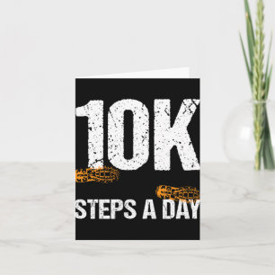 10000 stappen per dag Nieuwjaar Gezondheid en fitn Kaart