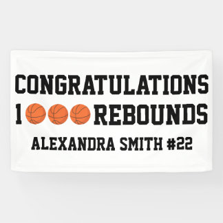 1000 Basketbal Rebounds Carrière Teamspeler Spandoek